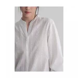 에잇세컨즈 자수 볼륨 블라우스 화이트 419654