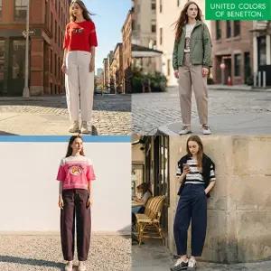 베네통 커브드팬츠1종 (여성)