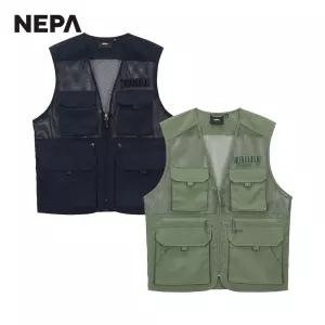 네파 공용 메쉬 유틸리티 브이넥 베스트 7KD1462