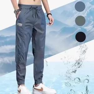 남성 여름 바지 아이스 데일리 냉바지 남성 냉감 조거 팬츠 통기성 밴딩 기장 편안한 스포츠 여성 흡수