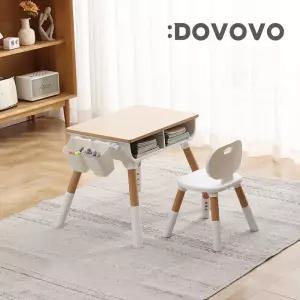 도보보 유아책상 의자 세트 아기 어린이 높이조절 유아의자