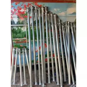 잭서포트 파이프 동바리 기둥 고정 강철 지주대 막대 안전 잭써포트 가능 은색