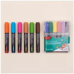 모나미 시그마플로 생잉크 유성매직 6색 (A/B 택1) 마카 매직 필기도구