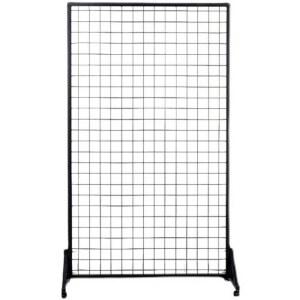 네트망파티션 가벽 철제 이동식 타원형 120cm 진열대 그물망 80cm 미술 120x80