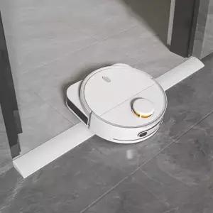 (색상 1.2cm 화이트)문턱 1.2x100cm 도어턱받침 로봇청소기 화이트
