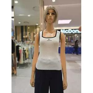 [에고이스트] 배색 포인트 스퀘어넥 니트 EQ2JK-601 691092