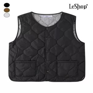 스트라이프 리버시블 경량 패딩 베스트 BPAVT011A)