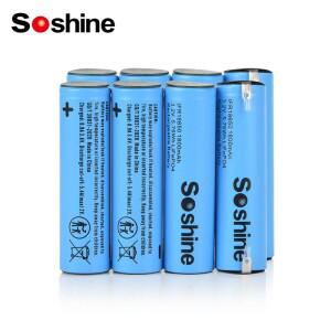 Soshine 3.2V 18650 LiFePo4 충전식 배터리(용접 탭 포함) 100%  1800mAh 배터리 2000 사이클