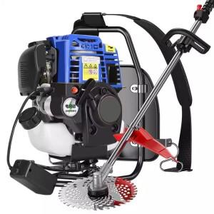 원버튼 시동 4행정 전기 잔디 깎는 기계 배낭형 소형 가정용