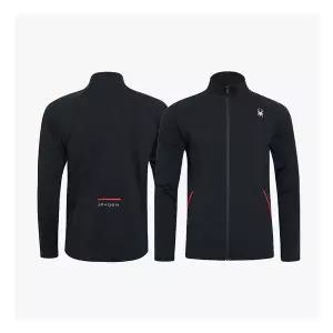 SPYDER 스파이더 남성 트레이닝 프로웹 스탠드 넥 집업 자켓 SPHPCNFT201MBLK