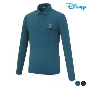[디즈니골프]남성골프티셔츠 남성 캐릭터 아트웍 자수 긴팔 카라 티셔츠 DP1MTS010VD_