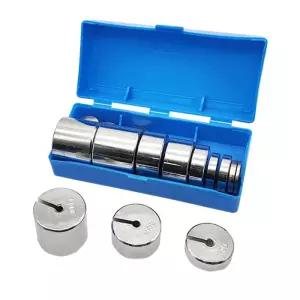 무게추 세트 저울추 정밀 분동 실험실 측정 원형 공업용 고리형 표준분동 크롬 산업용