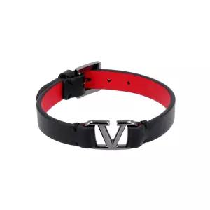 팔찌 가라바니 V로고 가죽 8Y2J0M67 TCZ 0SM