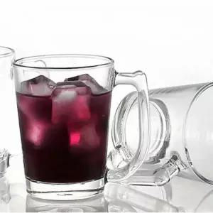 유리컵 6P 세트 쥬스잔 커피잔 머그컵 투명 유리잔
