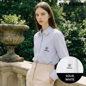 [숲][숲]포켓 엠브로이더드 셔츠 (SC3LSF3)