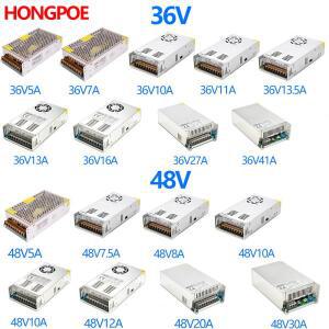 36V 48V 전원 공급 장치 5A 7A 10A 11A 14A 16A 30A 40A 250W 360W 500W 600W 1000W 100-240VAC LED/모터