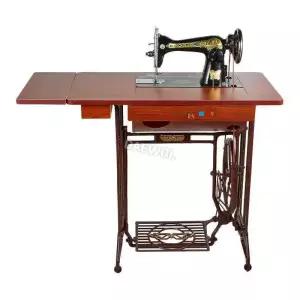 옛날 책상재봉틀 수동 적합한 페달 미싱기 옛날전화기