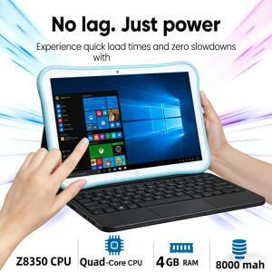 10.1인치 윈도우 10 태블릿 PC 4GB 램 롬 Q1 Z8350 CPU 쿼드 코어 최대 1.33GHz 32비트 1280 x 800 IPS WIF