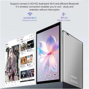 초특가 즈 태블릿 PC 10.1인치 RAM 4GB ROM Q3 안드로이드 12 CPU UNISOC T310 프로세서, 옥타코어 Cortex-