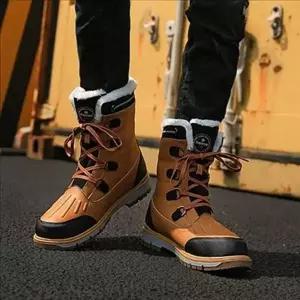 따뜻한 남성 방한 부츠 캐주얼 남자 방한화 겨울 생활 방수