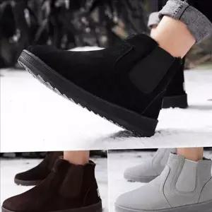 스웨이드 남자 방한 부츠 안감 남자 털 부츠 방한화 앵클