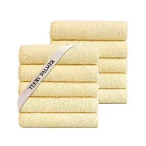 [NS홈쇼핑][etv] 테리파머 무형광 160g 호텔수건 10장 바닐라코 수건 타올 타월 수건세트..