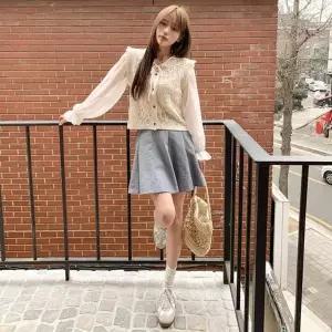 [옷자락]여성 봄여름 스트라이프 스커트