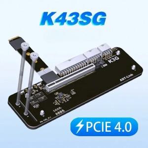 K43SG 4.0 노트북 M.2 NVMe - PCIe x16 외장 그래픽 카드 PCI-E 16X eGPU 어댑터 NUC/ITX/STX/노트북 PC