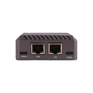 Radxa E20C 미니 PC, RK3528A 4코어 CPU, 듀얼 기가비트 이더넷, CNC 알루미늄 케이스, 4K 지원 E20C 4GB 32GB 초콜릿 블랙