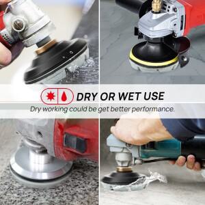 DT-DIATOOL 다이아몬드 콘크리트 연마 패드 그릿 800 바닥 수리 및 두꺼운 레진 본드 샌딩 디스크