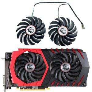 새로운 95MM PLD10010S12HH RX 580 G NG X 팬 MSI Radeon 570 480 470 그래픽 카드 냉각 팬용
