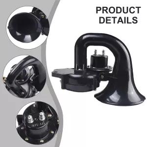 에어혼 화물차 크락션 자동차 바이크 오토바이 트럭 보트용 전기 달팽이 ABS 메탈 멀티 톤 클랙슨 액세서리