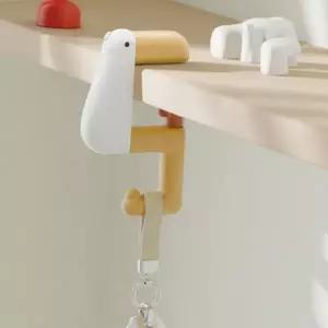 데스크용 테이블 가방 걸이 휴대용 회전식 가방 걸이 무타공 사무실