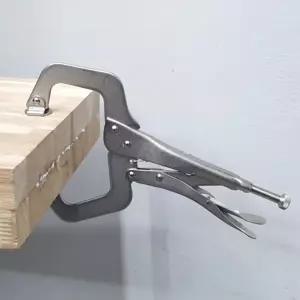 락킹 플라이어 다용도 바이스 클램프 c형 플라이어 정비용 공업용 중형 작업용 고정용 철판 목재