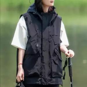 바람막이 바스락 엄마 조끼 간절기 여름 야상