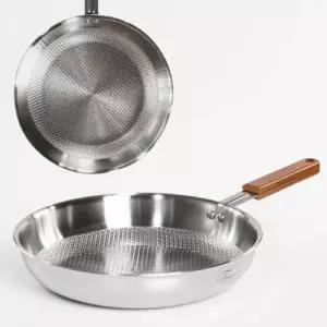 [키친아트] 피앙세 인덕션 통5중 스텐304 후라이팬 28cm 스텐팬