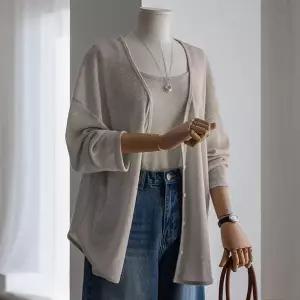 (안나앤플러스) 센느 린넨 가디건 세트[세트EFN73] 빅사이즈