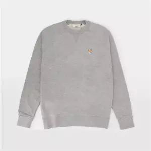 메종키츠네 폭스 헤드 패치 남녀공용 스웨트셔츠 AM00303KM0001 GRM