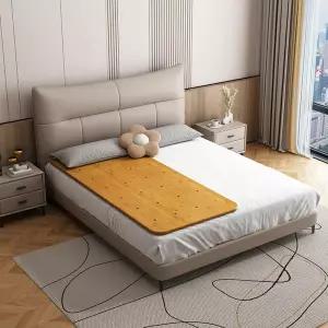 딱딱한 침대패드 하드 매트리스 나무 패드 깔판 덮개 투명 90x190cm+통풍구