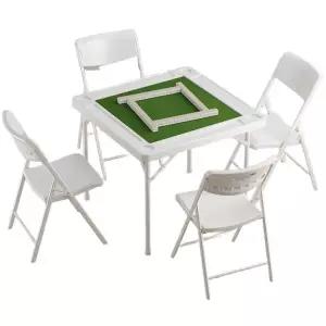 마작 테이블 탁자 접이식 카드 보드게임 책상 확장형 1.02x1.02+칩+