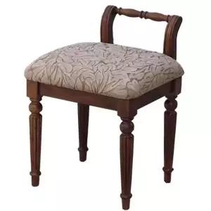 유럽 화장대 의자 엔틱 빈티지 등받이 스툴 메이크업 테이블 엔틱화장대