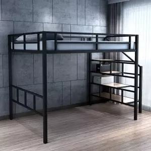 침대킹사이즈 어른2층침대 침대책상세트 원룸 01162308 수납