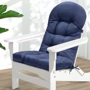 매직 엘리펀트 애디론댁 의자 쿠션 메모리 폼 야외 발수 두꺼운 하이 백 파티오 흔들의자 패드 시트 교체