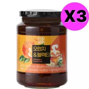 초록원 오렌지 블.랙티 홍차 대용량 560g X 3개 홈카페