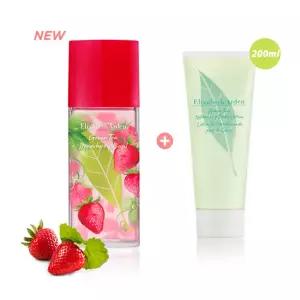 [롯데백화점]엘리자베스아덴 NEW 그린티 스트로베리 바질 EDT 100ml 세트(+바디로션 추가구성)