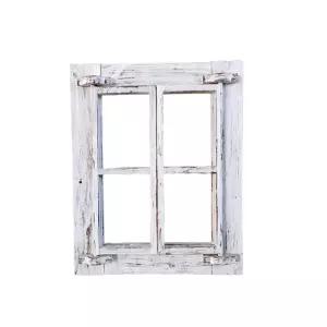우드 창문 프레임 포토존 카페 작은 소품 장식 벽장식 거실 인테리어 화이