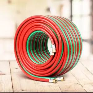 산소쌍줄 절단호스 고무 산소줄 외줄 내압 용접 호수