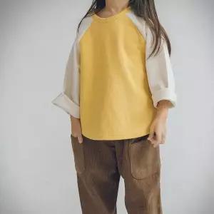 교보문고 맘스메이드 예루예나아동 박스티 면 라그랑 모아 배색