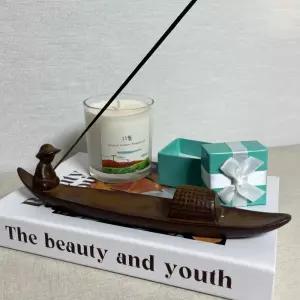 세라믹 뱃사공 인센스 스틱홀더 향받침대