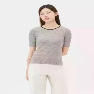 topten 여성) 소프트 립 크루넥 5부 티MSF3TS2007